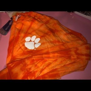 NWT Clemson Tigers Tie Dye LS Shirt Women's Small